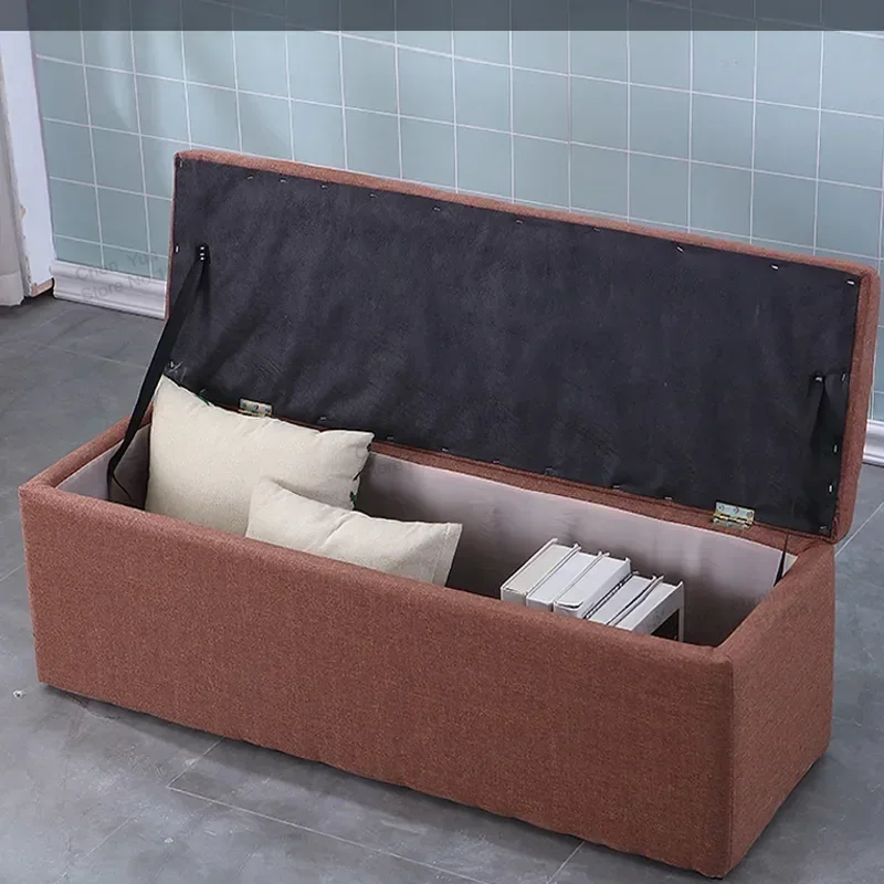 Sofa do salonu stołek przechowywania podpórka na nogi meble domowe prosty wielofunkcyjny ławka buty Tabouret De Stockage