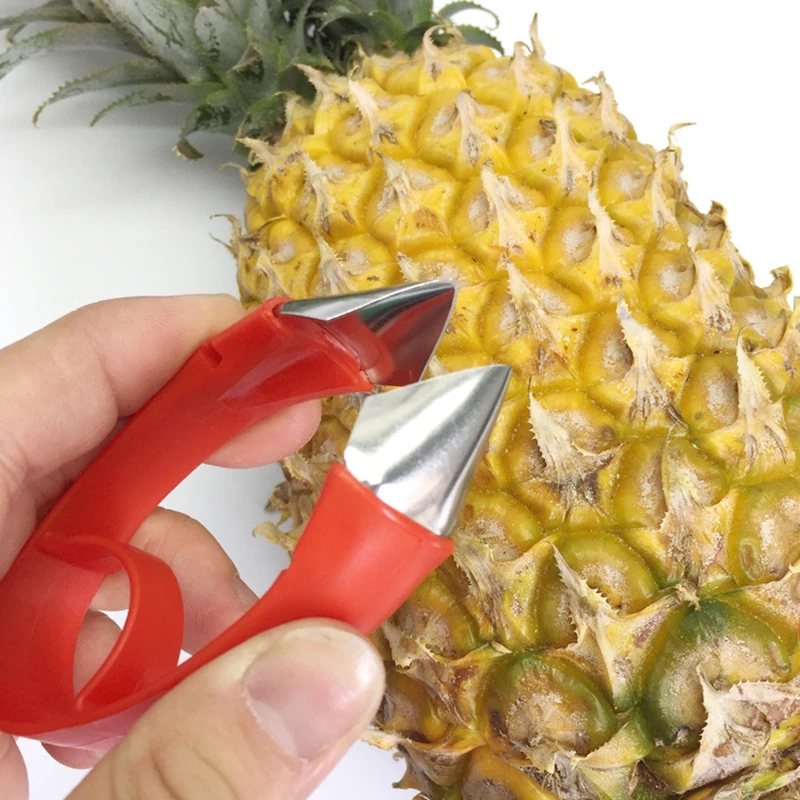 

Steel Strawberry Huller Pineapple Eye Peeler Fruit and vegetable Practical Seed Remover Slicer Clips Kitchen Gadgets
