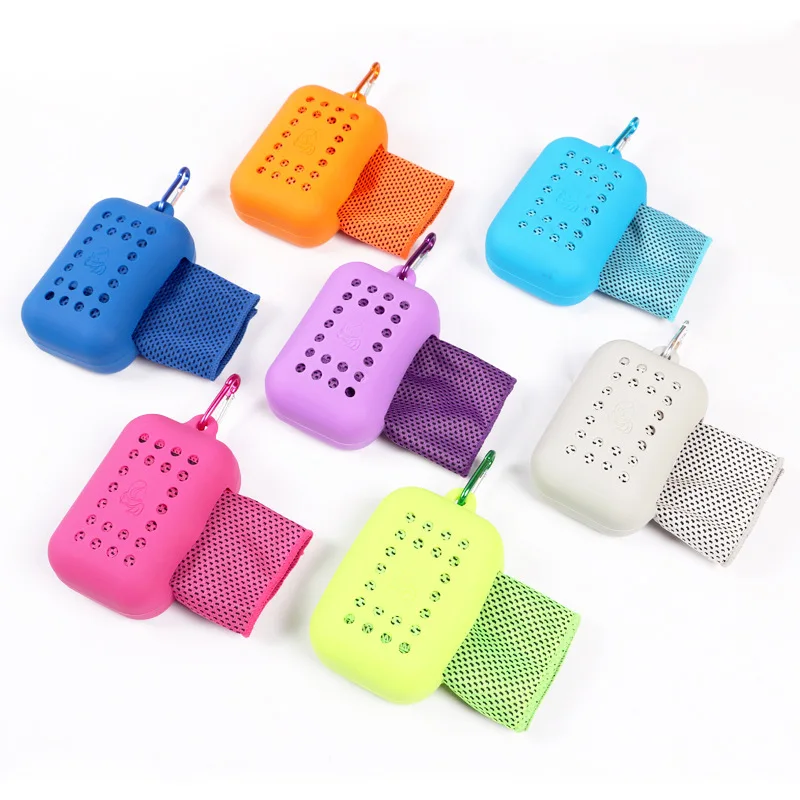 

Hot Sale Portable Sport Towel 90*30cm Quick Drying Instant Cooling Outdoor Travel Fitness Reusable Silicon Face Towel
