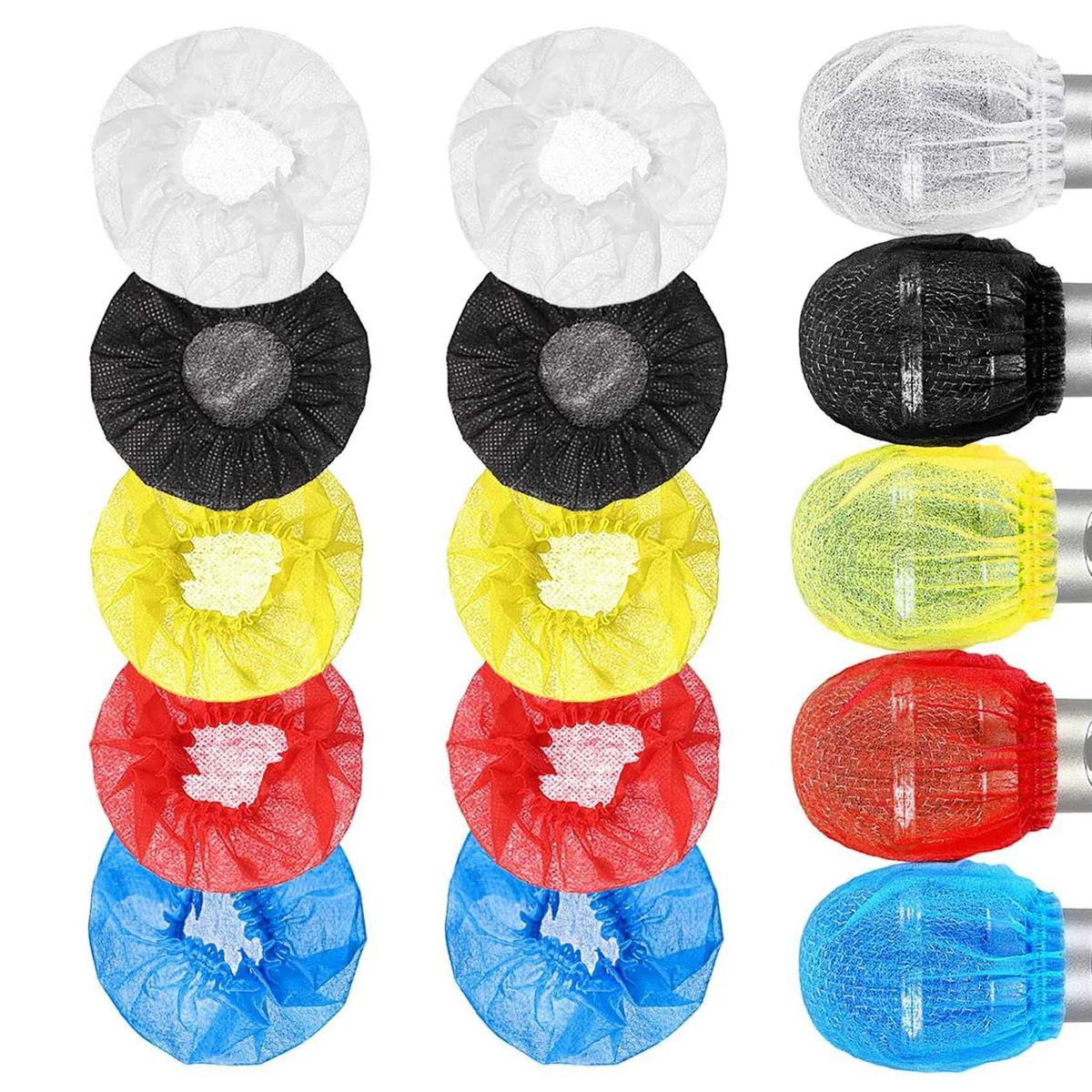 200 шт. одноразовый чехол для микрофона ветровое стекло ручного студии