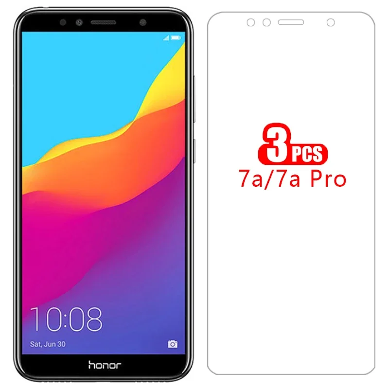 Чехол для huawei honor 7a pro Защитная пленка экрана закаленное стекло на 7 a a7 7apro 5 45 чехол