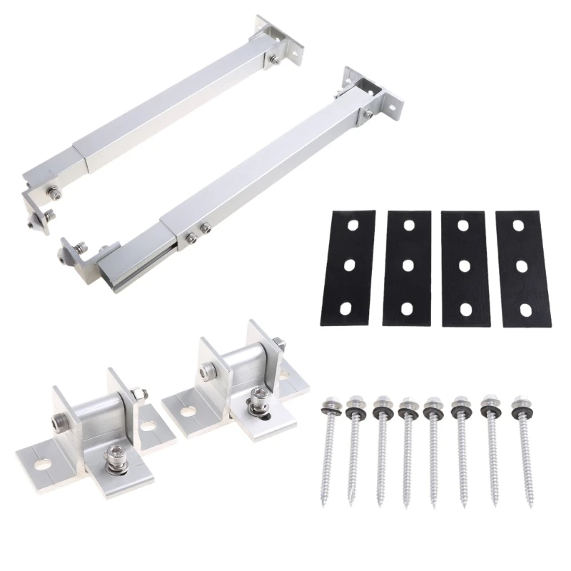 

Solar Panel Tilt Mount Mounting Bracket Adjustable Roof Mount Solar Panel Mounting Bracket Photovoltaic Support Durable