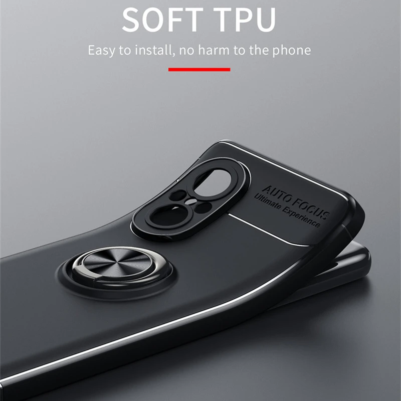 For Huawei Nova 9 SE Case Cover For Huawei Nova 9 SE Capas TPU Shockproof Ring Magnetic Holder For Cover Huawei Nova 9 SE Fundas