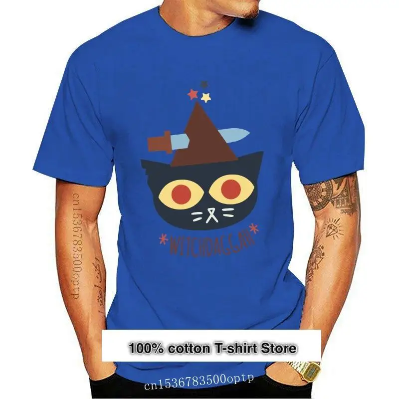 

Camiseta blanca de WitchDaggah para hombre, camisa de manga corta de algodón de cuello redondo, informal, a la moda