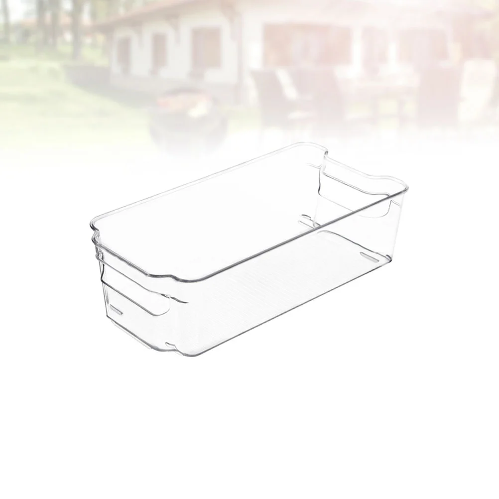

1 Pcs Storage Box Transparent Kitchen Crisper Container Storage Box for Vegetable Fruit