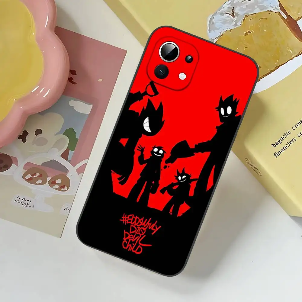 Чехол для телефона с изображением аниме E-Eddsworld для Xiaomi 11 12 Redmi Note 11 5G 8T 9A 9 10T Note 8 9 12SUltra, противоударный, тонкий, черный, чехол (art.: 3920d2fc71afd) - 3920d2fc71afd