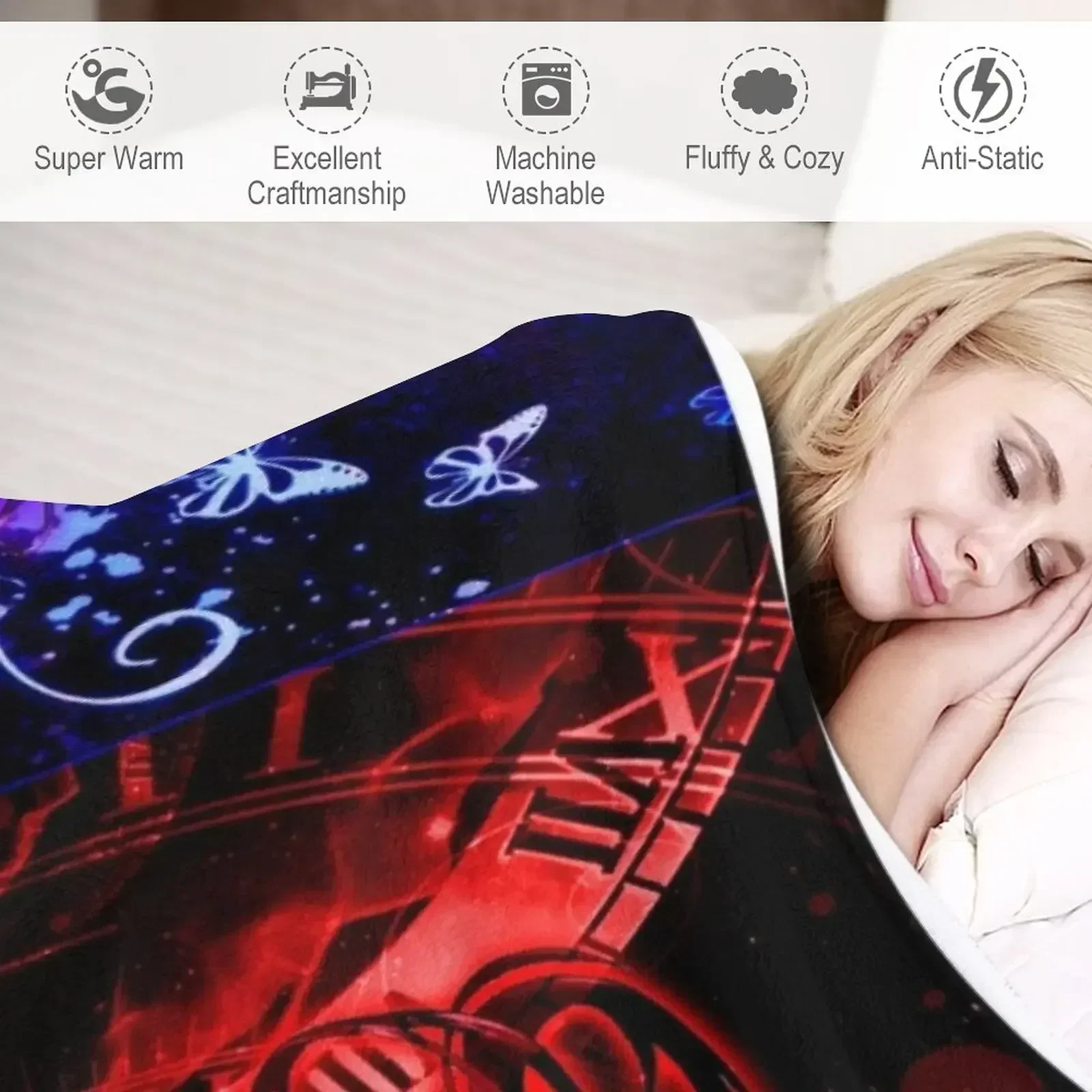 Куруми Токисаки - Одеяло Yandere для малышей Тонкие одеяла