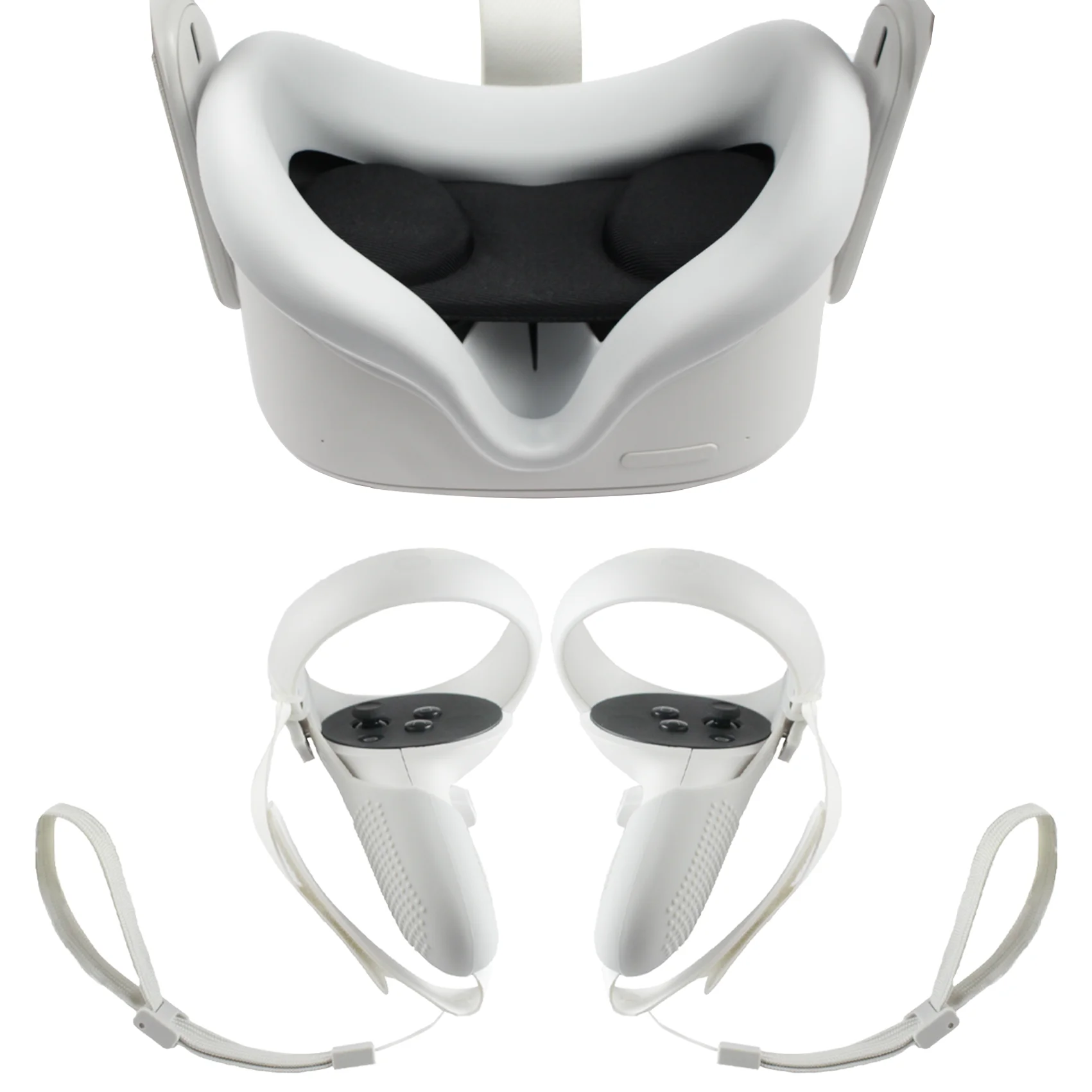 

Controller Silicone Protective Accessory Lens Protector Shockproof Hand Strap Suitable for Oculus quest 2