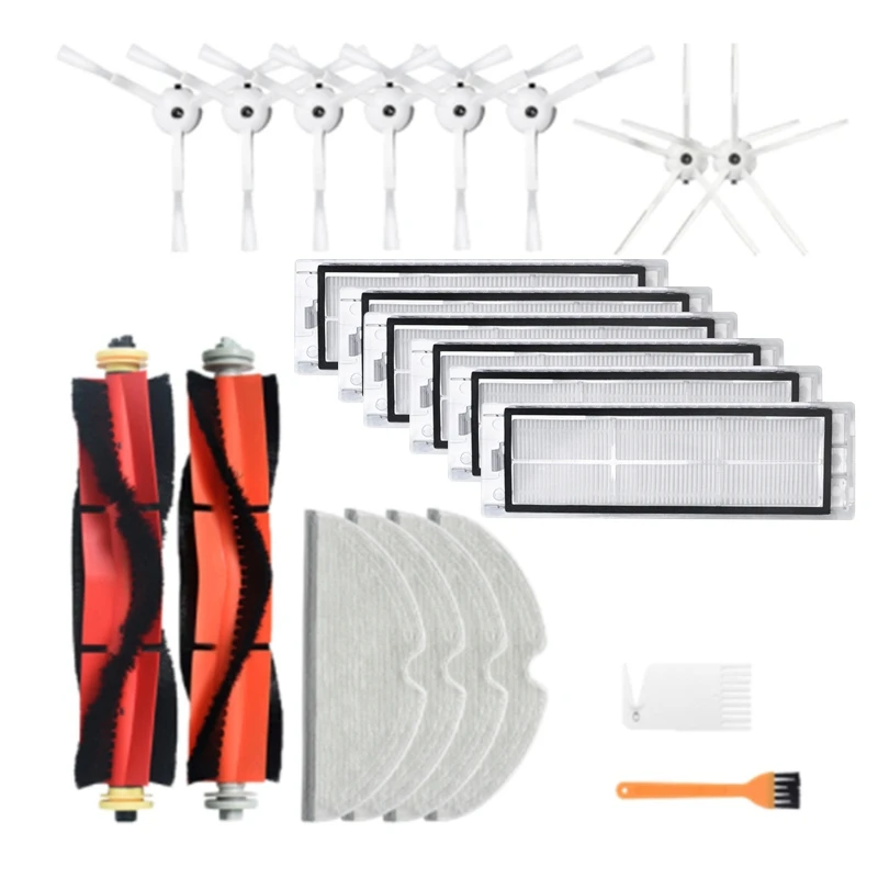 

Запчасти для робота-пылесоса Roborock S6 MAXV S6 PURE S6, Xiaomi Mijia 1/1S, боковая щетка, основная щетка, Hepa фильтр