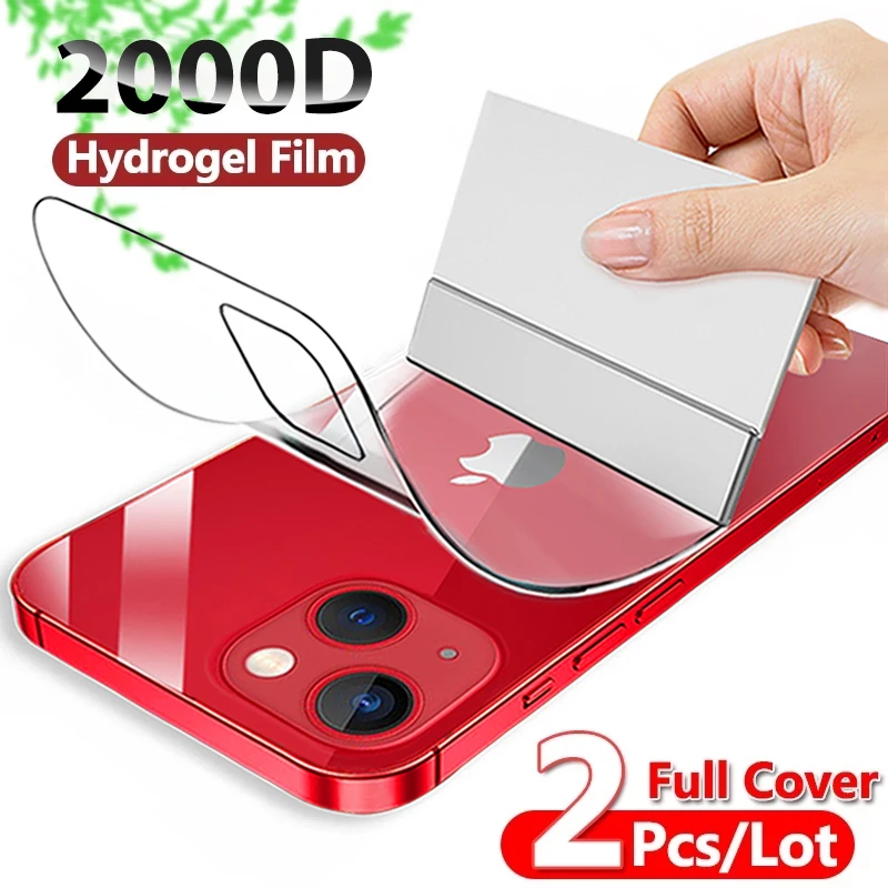 

Full Cover Hydrogel Film For iPhone 13 7 8 Plus 6 6s Screen Protector 11 12 13 Pro mini XR X XS Max SE 2020 Back Film Not Glass