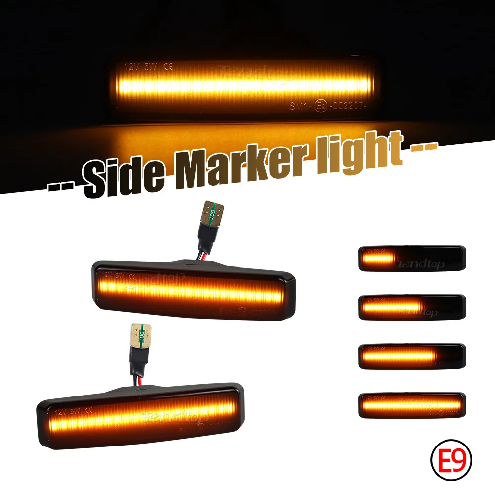 Для BMW 5 серии E39 (09 1995-06 2003) боковой маркер фонарь с динамическим поворотом фонарик