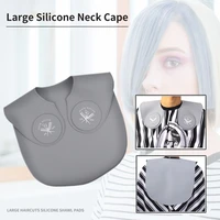 larger hair cutting collar silicone neck wrap neck guard pad waterproof wai cloth hair stylist gown apron barber accessories