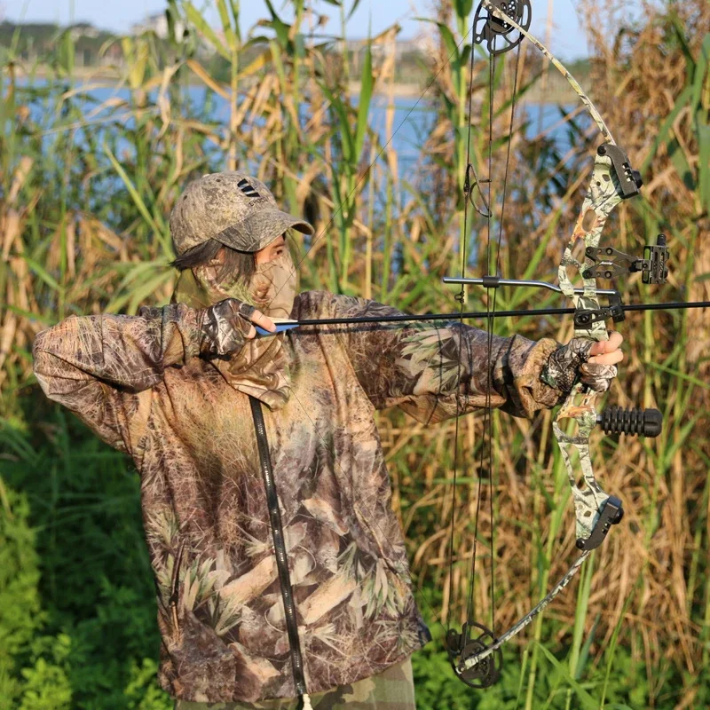 Bionic маска от комаров пальто для мужчин и женщин камуфляжная охотничья одежда