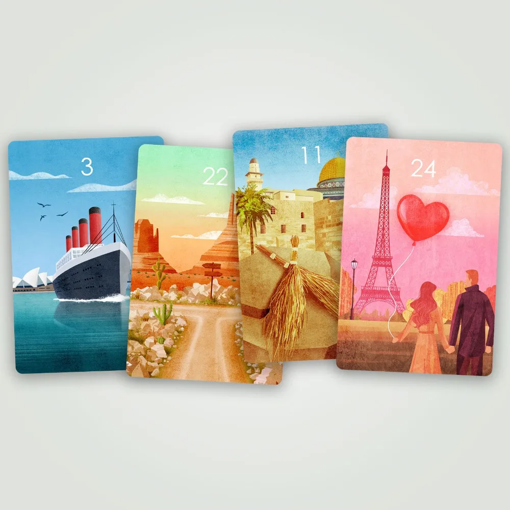 9*6 см Германия Миамдо Ленорман колода гадальные карты Таро настольные игры 36 шт.