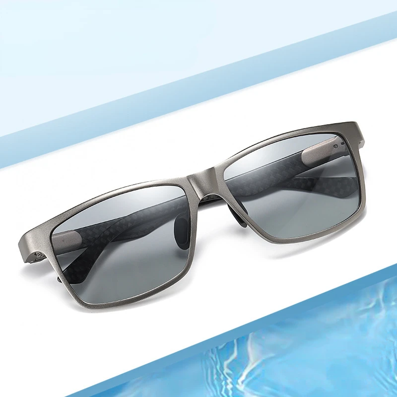 

New Aluminum Magnesium Polarized Sunglasses Color Carbon Fiber Sunglasses Men's And Women's Fashion Color Night Vsion Glasses