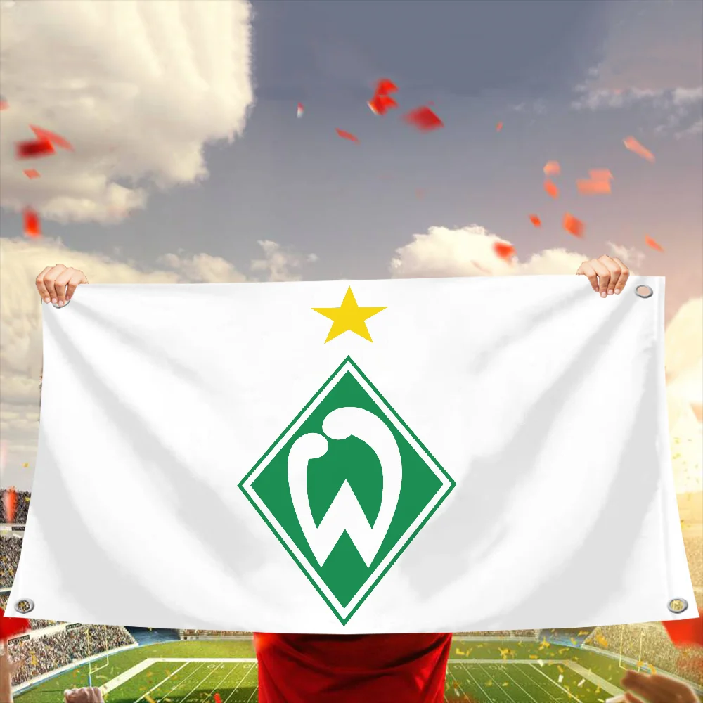 Женский флаг гордости полиэстер Sportsverein Werder B-bremen fc баннер для комнат декоративный