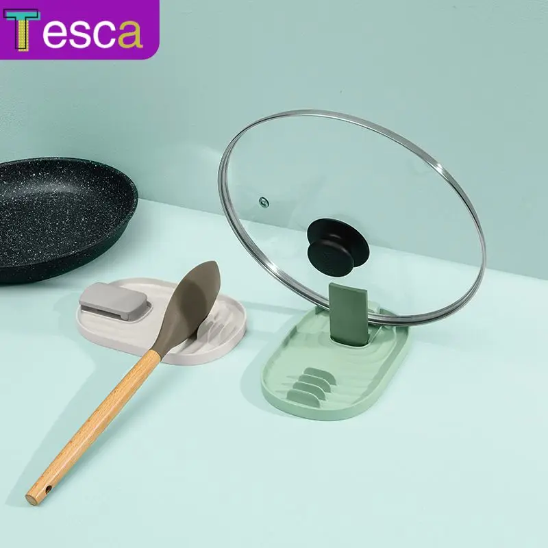 

Plastic Spoon Holder Stand Multi-functional Pot Lid Shovel Multi-functional Storage Rack For Fork Spatula Rack Cover Shelf
