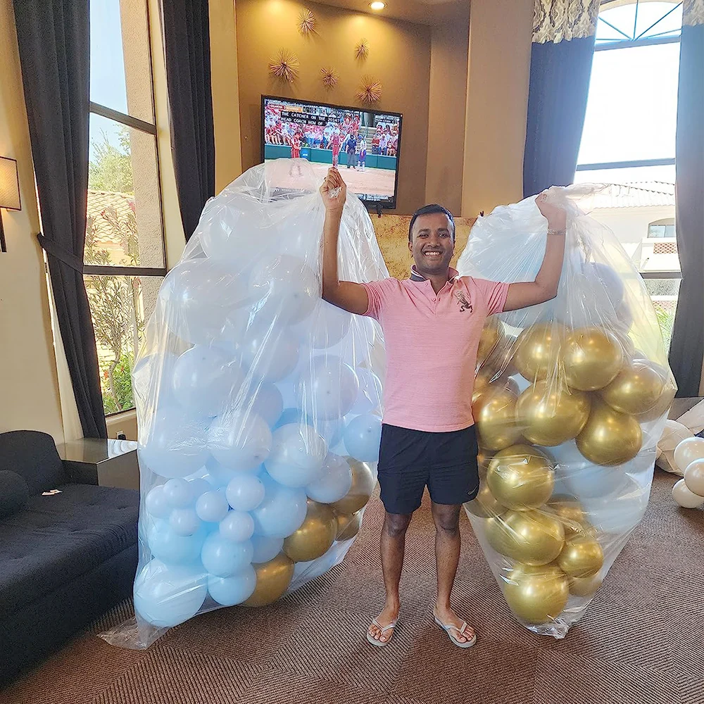 1 шт. 5x2 5 м гигантский мешок для хранения воздушных шаров прозрачный большой