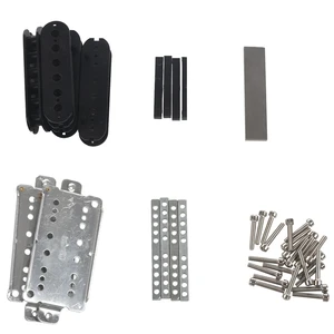 A Set Guitar Humbucker Pickup Kits Producing Accessories/Cupronickel Baseplate/Spacer/Bobbin/ Pole Slug/Bar Alnico V net