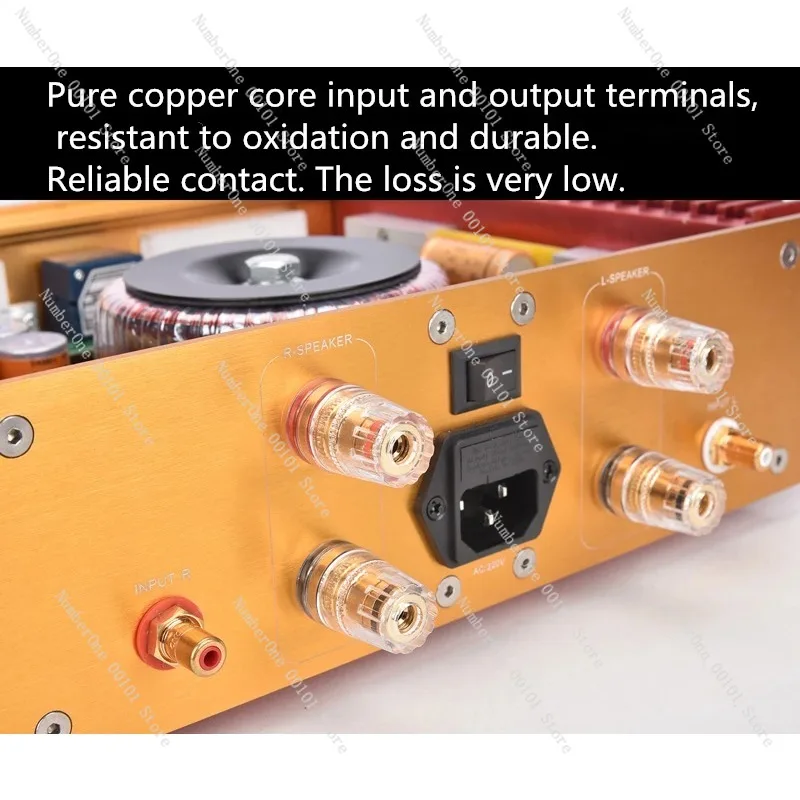 Новейший усилитель мощности Weiliang A100 класса A Hood 1969 15 Вт + 115 В/230 В 50/60 Гц
