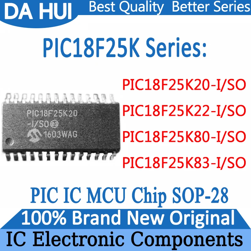 

PIC18F25K20-I/SO PIC18F25K22-I/SO PIC18F25K80-I/SO PIC18F25K83-I/SO PIC IC MCU Chip SOP28 In Stock 100% New Original