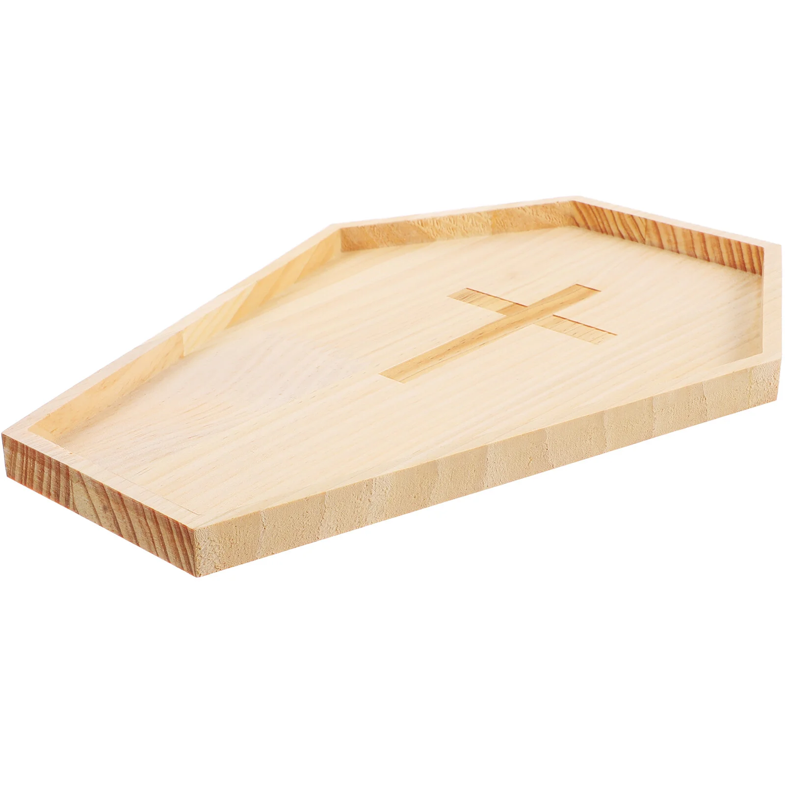 

Bat Wooden Tray Fruit Serving Dining Table Pine Dessert Display Plate Kitchen Supplies