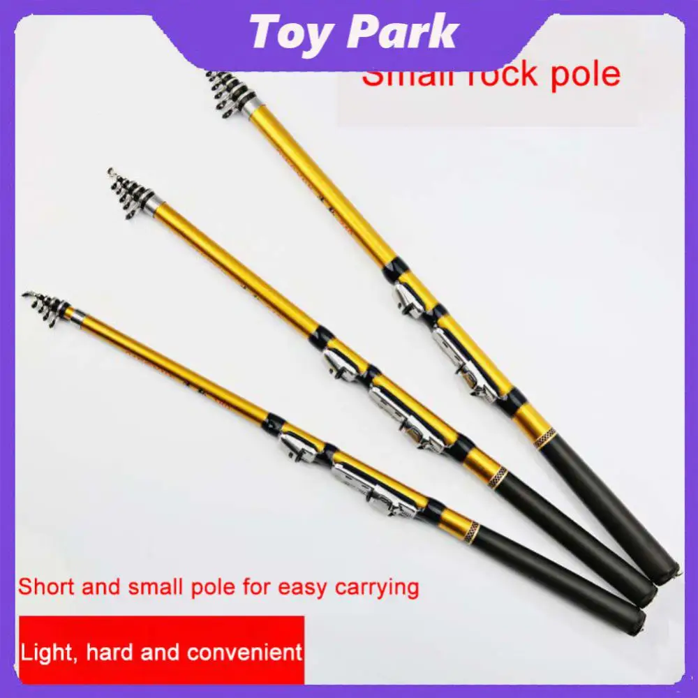 

Ultralight Telescopic Fishing Rod Portable Reel Seat Long-distance Casting And Luya Fishing Ceramic Guide Ring Metal Card Holder