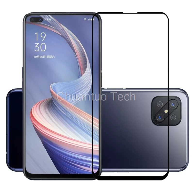 

Защитные пленки на весь экран для OPPO A92S, устойчивая к царапинам Защитная пленка, закаленное стекло для OPPO A92S