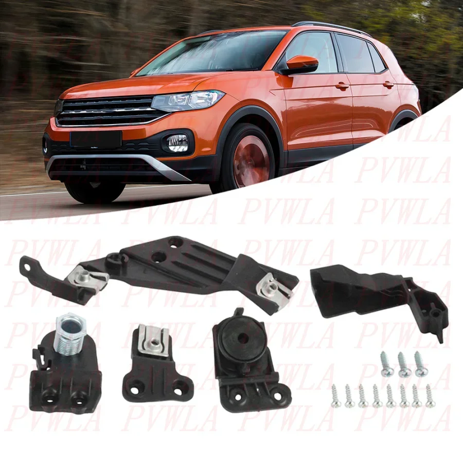 

Для VW T-cross 2019 2020 2021 2022 2023 2024 автомобильный передний бампер кронштейн фары ремонтный комплект фары 2GM998225 2GM998226