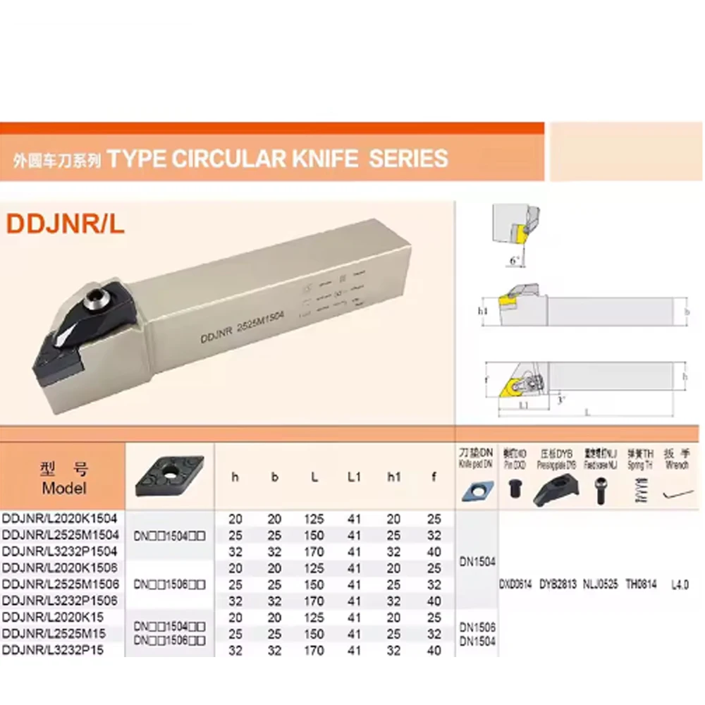 10 шт. подставка для ножа DN1504 и пластина DYB2813 и установочный винт DGD0525 и пружина TH TH0814 (art.: 3920cba00bd09) - 3920cba00bd09