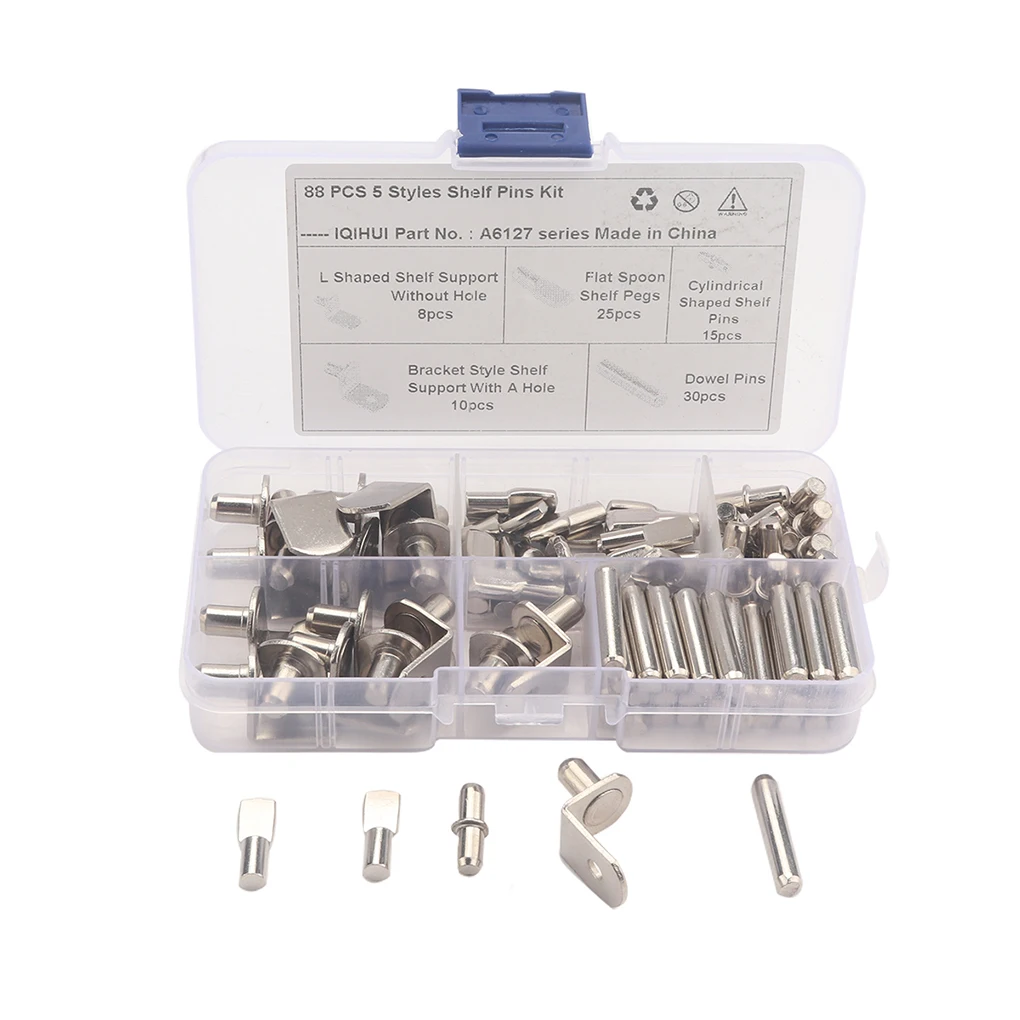 

Shelf Boards Pins Kit Bookshelf Support Holder Pegs Set Home Hardware