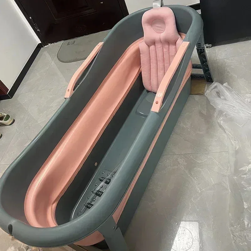 Современная пластиковая Складная Ванна для взрослых раковина ванной бытовая