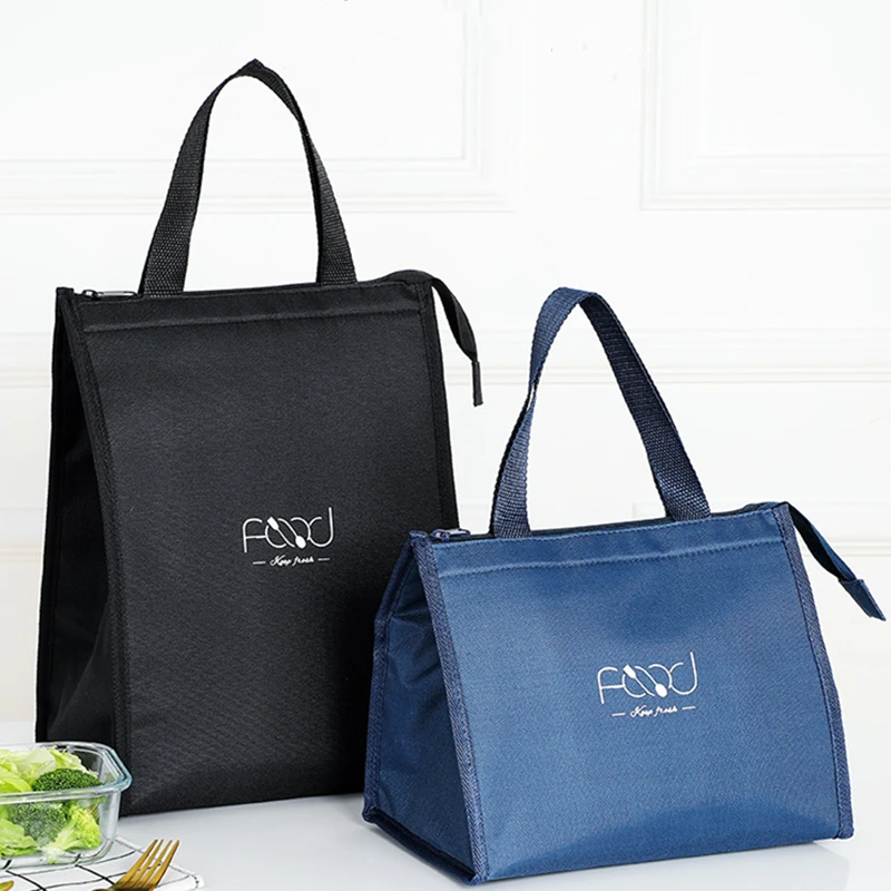 High-Capacity Portable Insulated Lunch Bag Women Kid Picnic 