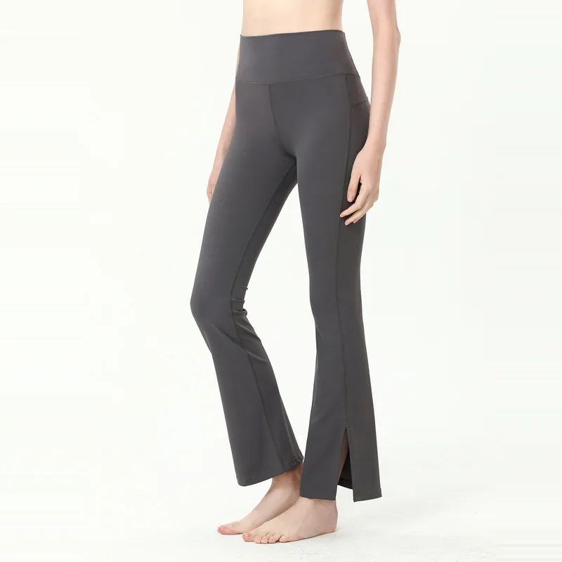 

aIo Yoga High Waist and Hip Lifting Women Naked Yoga Fitness Pants with High Elasticity Slim Fit and External Wearing Pants