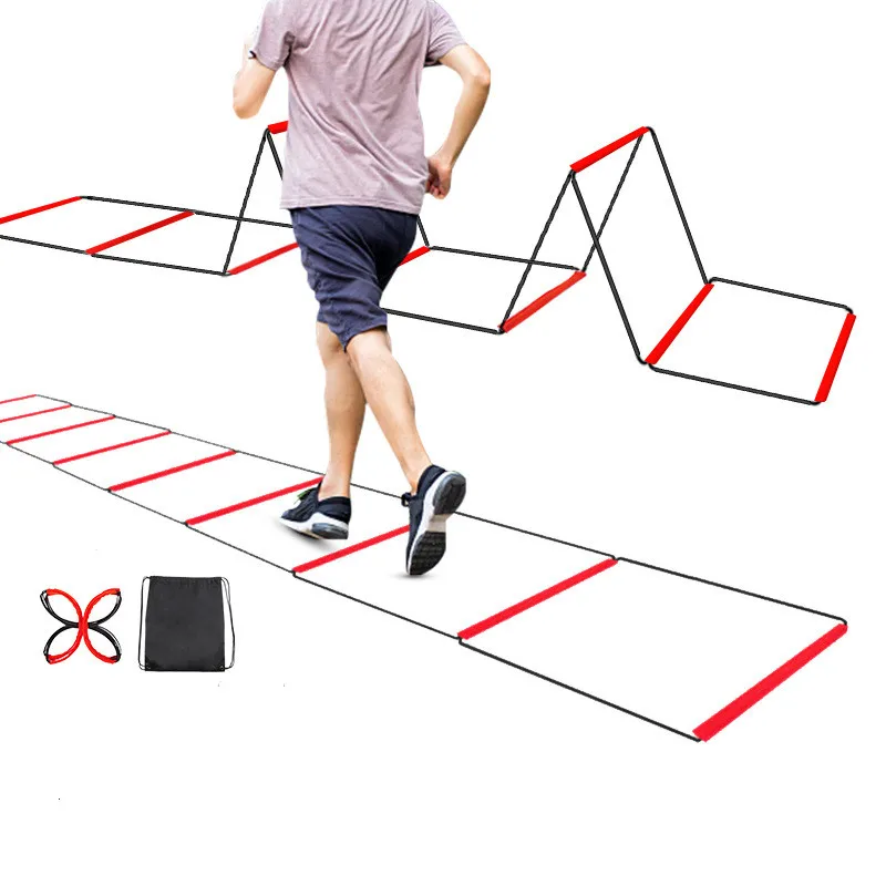 Multifunctional Sports Speed Ladder Butterfly Agility Ladder Portable Football Youth Coordination Footwork Training Rope Ladder