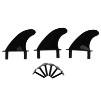 surfing watershed fin detachable tpr tail fin with 6pcs screws paddle board tail fin with 6pcs screws surfing replacement