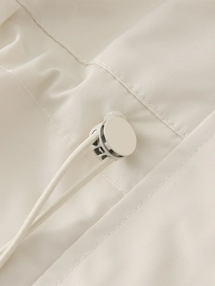 La Chapelle осенний новый плащ с капюшоном облегающий талию верхняя одежда женский