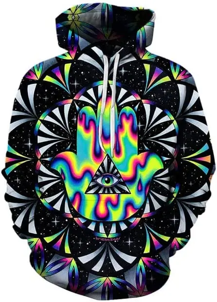 New Fashion Men's 3D Printed Hoodie