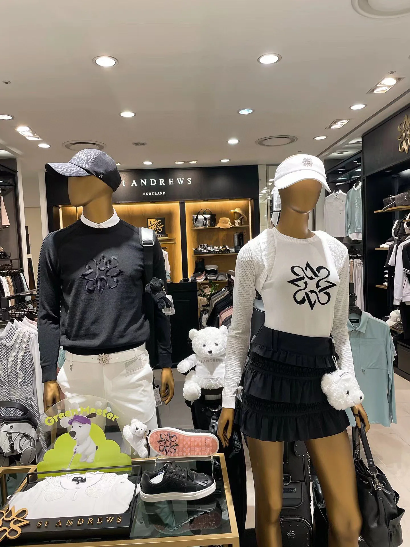 new spring autumn golf long sleeves round neck knit wear for women ladies golf wear removable sleeves knitted sweater sports top