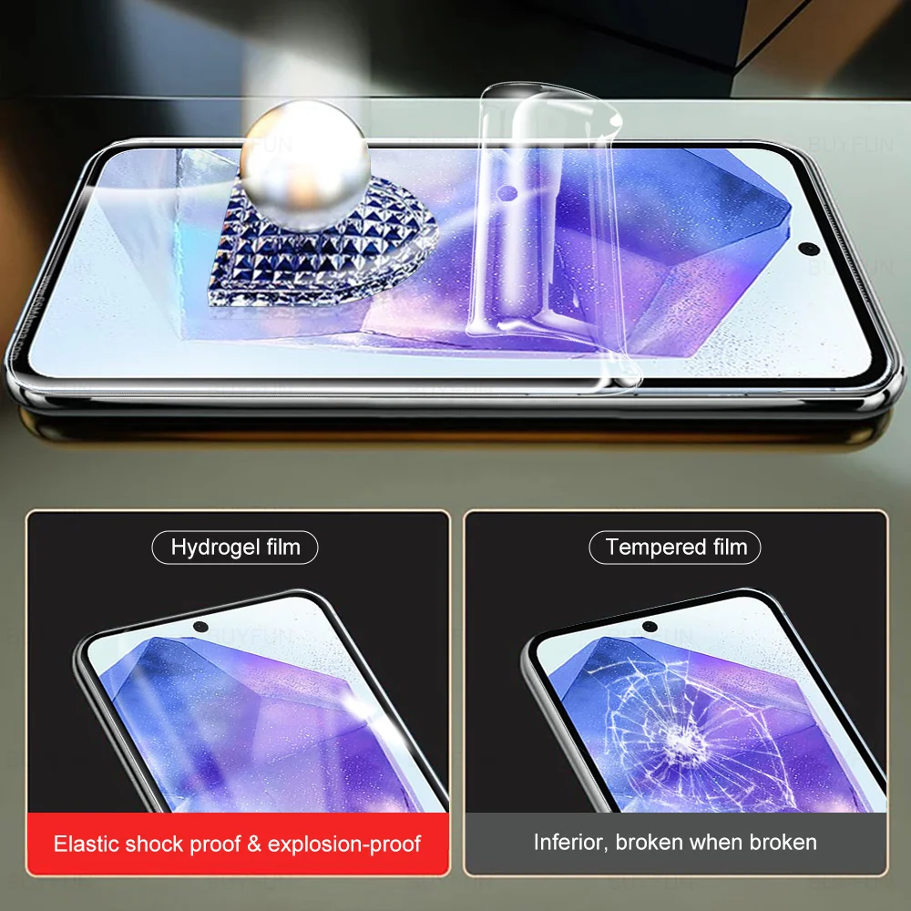 2 шт. мягкая Гидрогелевая пленка для Samsung Galaxy A55