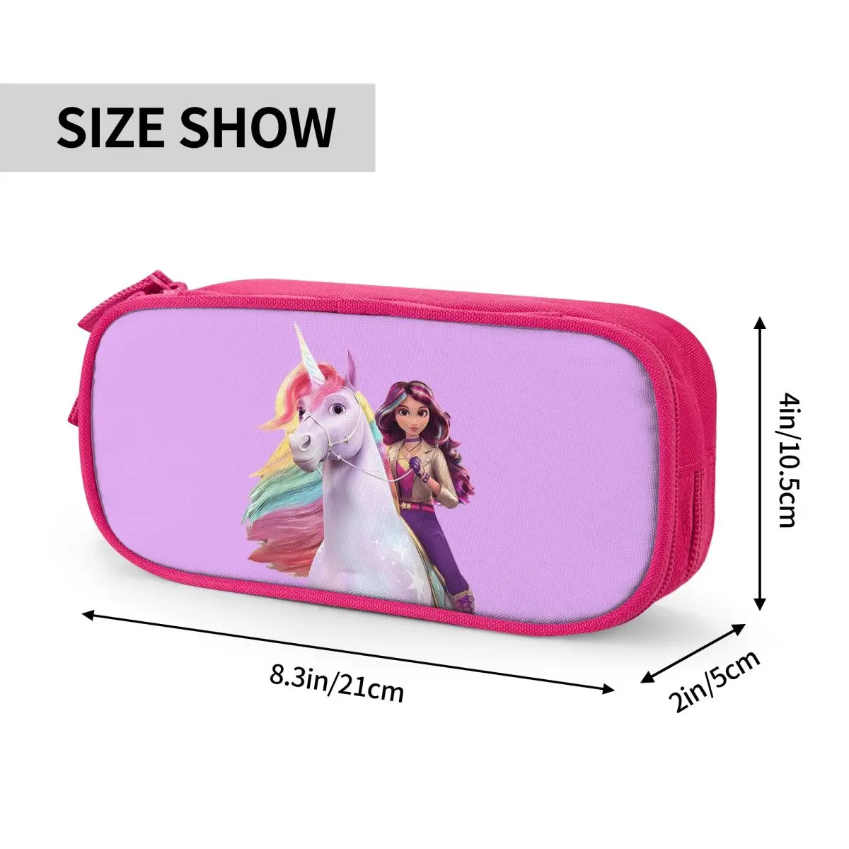 Фото Пеналы Unicorn Academy Sophia Wildstar для студентов, подарки, коробка для ручек, сумка для карандашей, пенал большой вместимости. №2