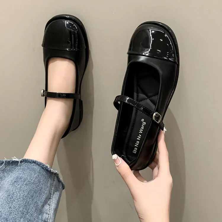 

Женские туфли на высоком каблуке, повседневные Черные туфли с квадратным носком, на мягкой резиновой подошве, с цветными блоками, лето 2022