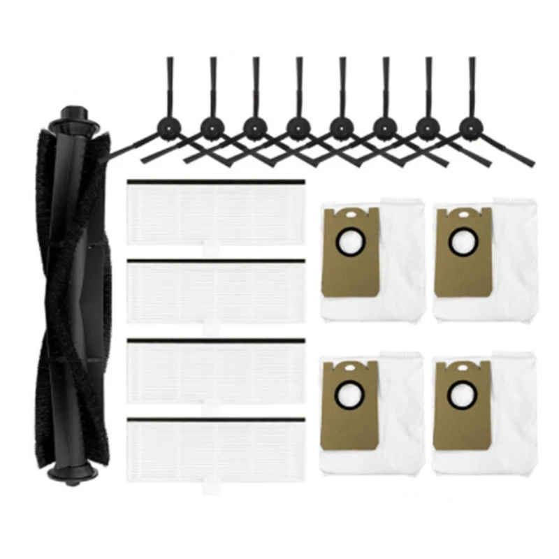 

Main Brush Side Brush Hepa Filter Dust Bag Replacement Parts For Xiaomi Viomi S9 Robot Vacuum Cleaner Parts Accessories