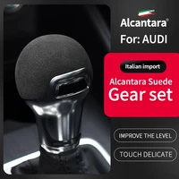 alcantara for audi a3s3q2l gear head cover turned fur auto parts interior high end modification