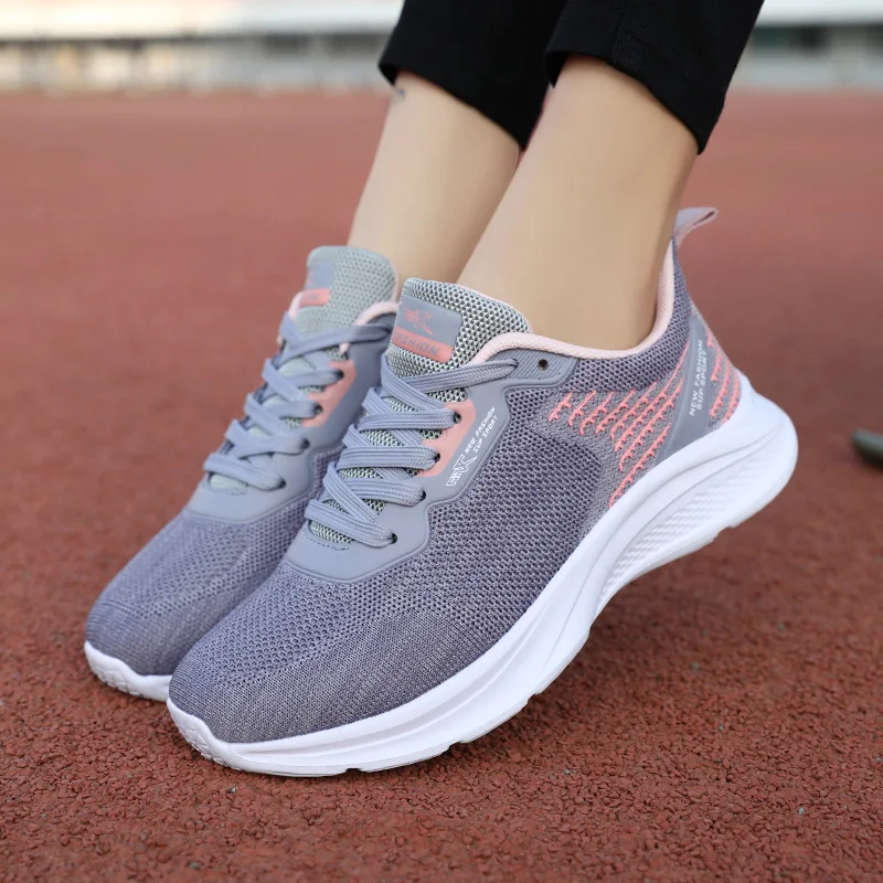 Sneakers Women's Running Shoes Fashion Breathable Running Shoes Zapatos De Mujer Lightweight Brand Outdoor Sports Casual Shoes