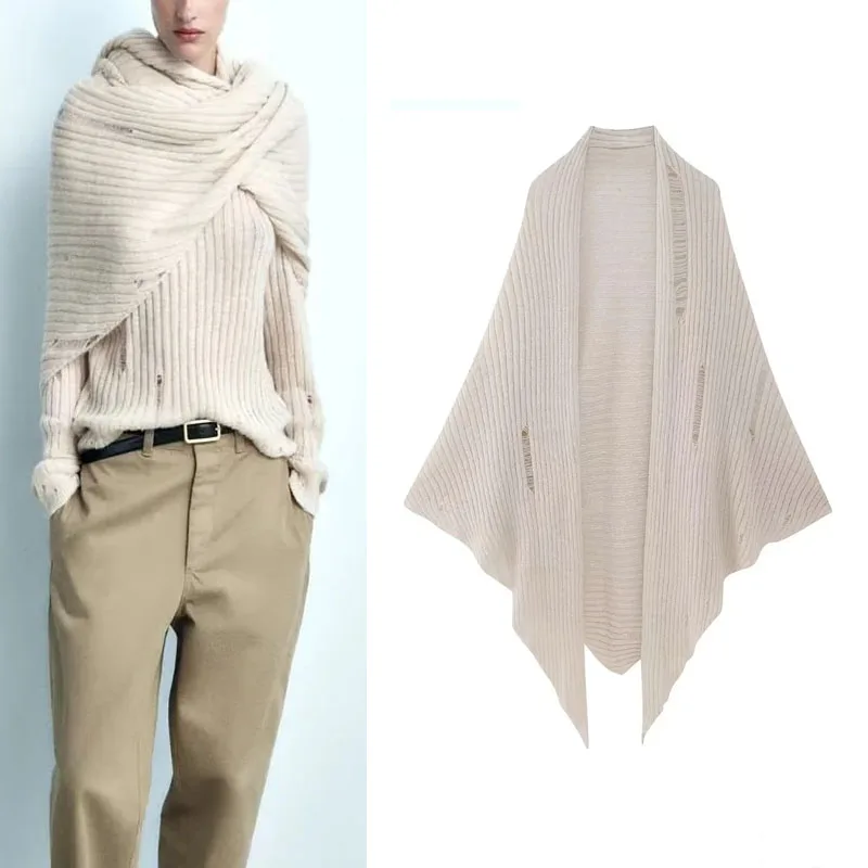 

Женский трикотажный кардиган с длинным рукавом, с асимметричным подолом