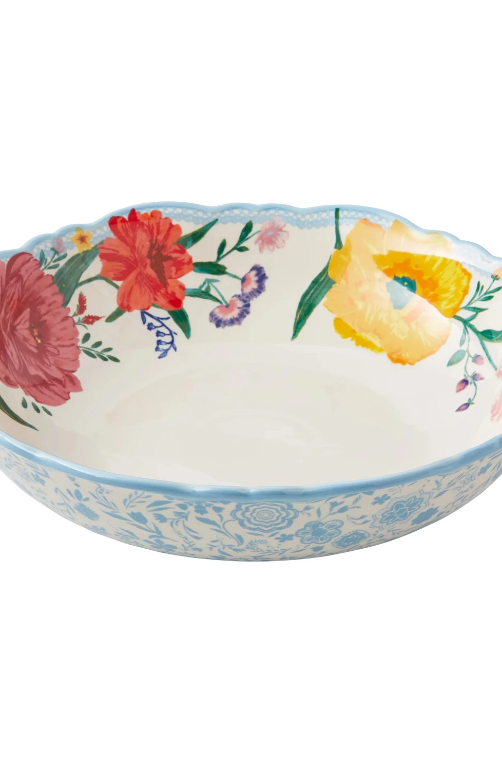 

Blooms Stoneware Serve Bowl