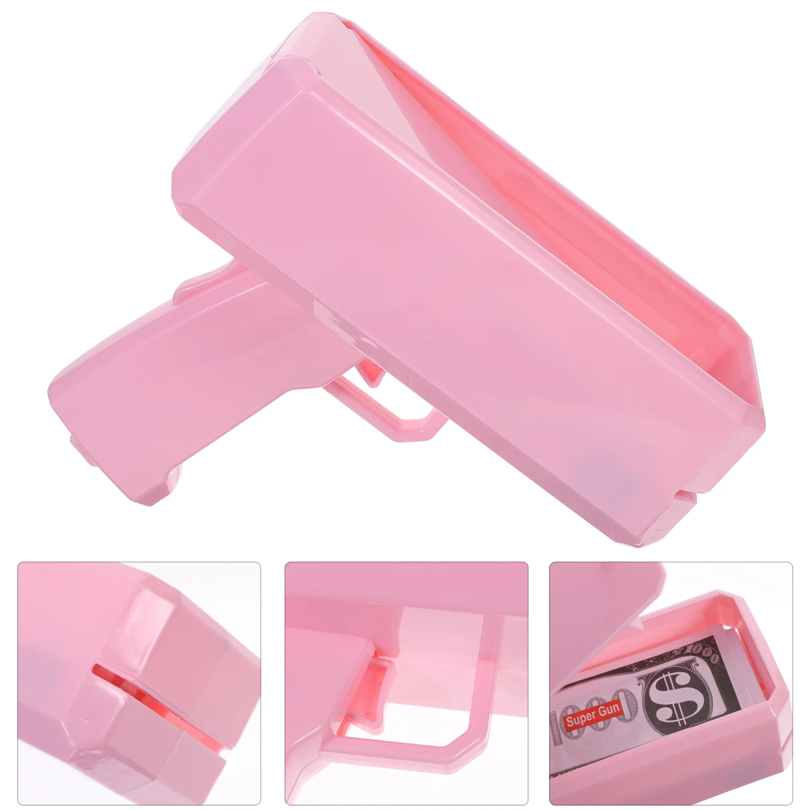 

Money Shooter Party Cash Spray Props Playing Funny Toy Paper Handheld Rain It Make Supplies
