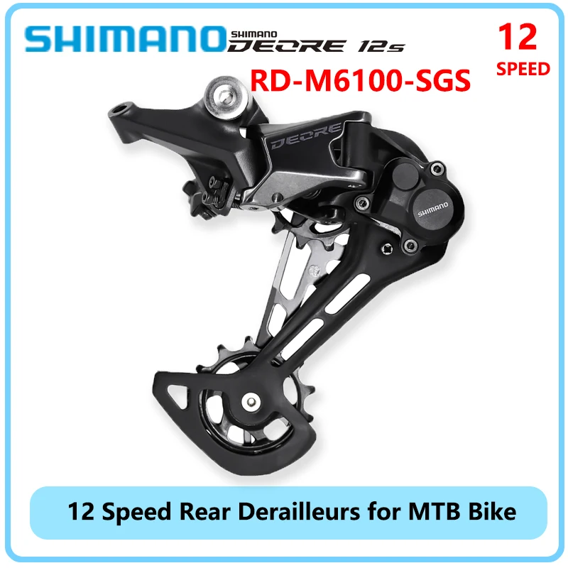 

SHIMANO DEORE M6100 12 Speed Rear Derailleurs for MTB Bike RD-M6100-SGS SHADOW RD+ 1x12-speed Derailleur Original Bicycle Parts