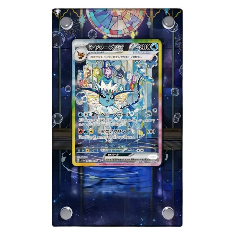 Pokemon Sylveon Card Brick Eevee Espeon Umbreon Glaceon Jolteon Diy Акриловые фигурки героев Аниме Игровая коллекция Стойка для выставки товаров (art.: 3920ccf3ee2c6) - 3920ccf3ee2c6